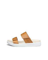 ECCO SOFT SANDAL - CAMEL